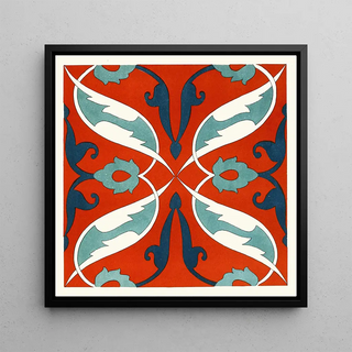 18 plaques de carreaux ornementaux de la Commission de Limite Afghan Pl 07 - Afghan Boundary Commission