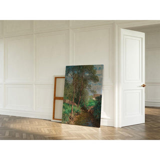 A Sunny Landscape with Stream - Alfred Zoff | Reproduction Tableau Décoration murale affiche copie