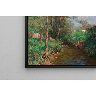 A Sunny Landscape with Stream - Alfred Zoff | Reproduction Tableau Décoration murale affiche copie