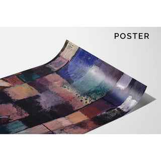 À propos d'un motif de Hammamet - Paul Klee | Reproduction Tableau Décoration murale affiche copie