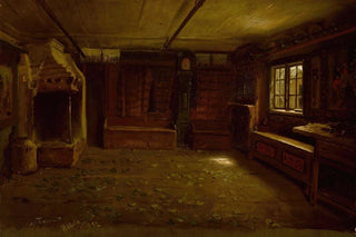 Adolph Tidemand - Farm Interior.webp