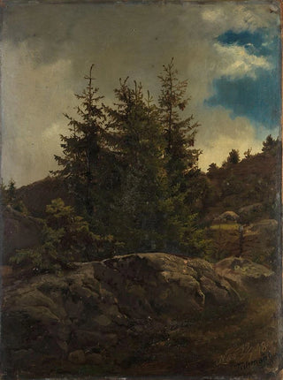 Adolph Tidemand - Landscape from Nes in Hallingdal.webp
