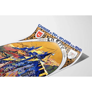 Affiche Carcassonne Vintage