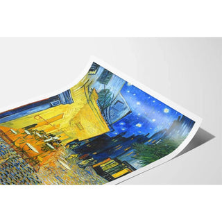 Affiche La terrasse du café le soir - Vincent van Gogh