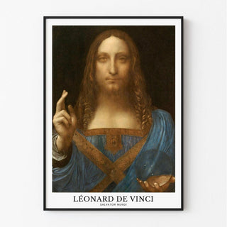 Affiche Salvator Mundi - Léonard de Vinci