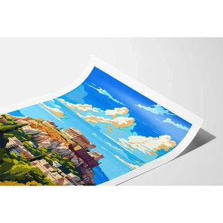 Affiche Vintage Athènes