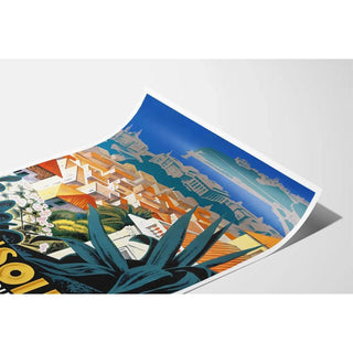 Affiche Vintage Beausoleil Côte d'Azur