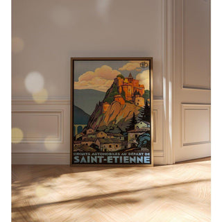 Affiche vintage Saint-Etienne
