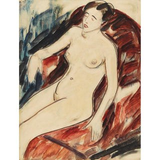 Akt - Christian Rohlfs | Reproduction Tableau Décoration murale affiche copie