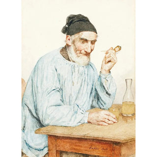 Albert Anker - Farmer From Ins At Table.webp