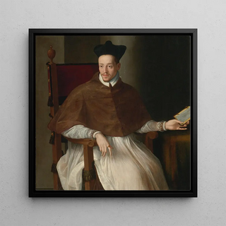 Alessandro Allori - Portrait Of A Cleric.webp