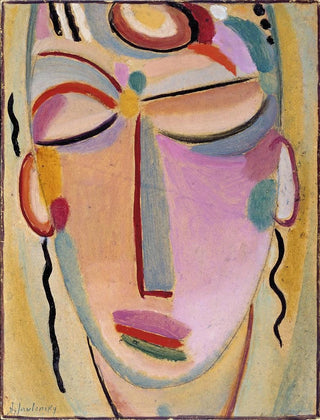 Alexej von Jawlensky - Mystical head Meditation.webp