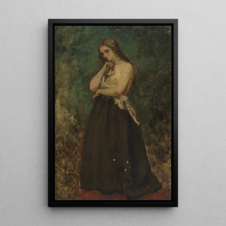 Alfred Stevens - Study of a Model.webp