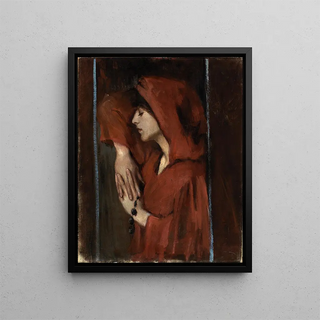 Alice Pike Barney - Woman with Red Hood.webp