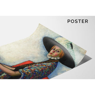 Alide Asmuse portree - Konrad Magi | Reproduction Tableau Décoration murale affiche copie