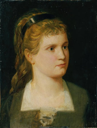 Anton Romako - Brustbild der Nichte Kthchen Winder.webp