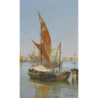Antonietta Brandeis - Fishing boats in the lagoon Venice.webp
