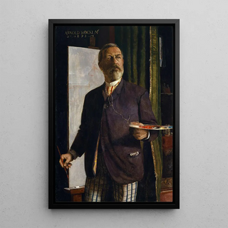 Arnold Bcklin - SelfPortrait in the Studio.webp