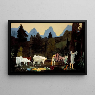 Arthur Bowen Davies - Pastoral Dells and Peaks.webp