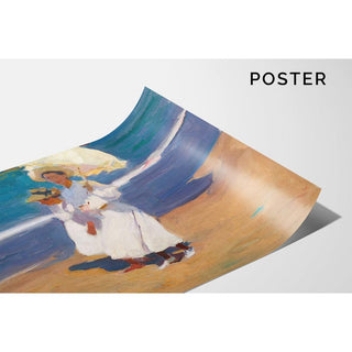 Au bord de la mer - Joaquín Sorolla | Reproduction Tableau Décoration murale affiche copie