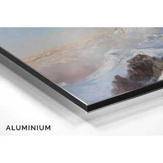 Au-dessus de la mer de brouillard Monte Rosa depuis le Rimpfischhorn - Edward Theodore Compton | Reproduction Tableau Décoration murale affiche copie