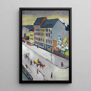 August Macke - Our street in gray.webp