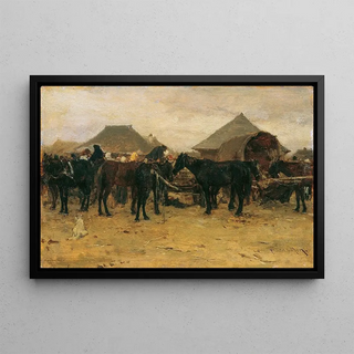 August von Pettenkofen - Pferdemarkt in Szolnok I.webp