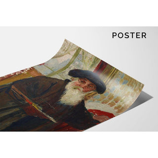 Autoportrait - Camille Pissarro | Reproduction Tableau Décoration murale affiche copie