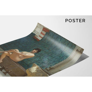 Baigneuse À La Piscine De Brousse - Jean-Léon Gérôme | Reproduction Tableau Décoration murale affiche copie