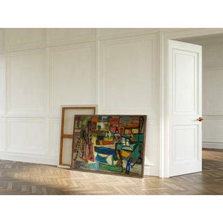 Bateaux à Collioure - Sasza Blonder | Reproduction Tableau Décoration murale affiche copie