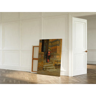 Before the Mosque - Ludwig Deutsch | Reproduction Tableau Décoration murale affiche copie