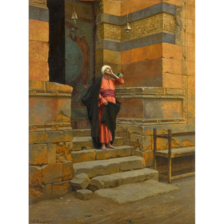 Before the Mosque - Ludwig Deutsch | Reproduction Tableau Décoration murale affiche copie