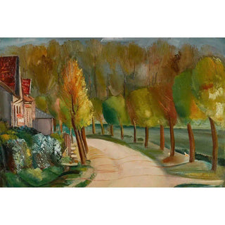 Bord de rivière - Boris Grigoriev | Reproduction Tableau Décoration murale affiche copie