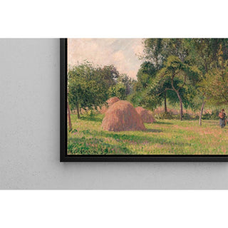 Bottes de foin, matin, Éragny - Camille Pissarro | Reproduction Tableau Décoration murale affiche copie