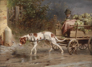 Carl Reichert - Auf dem Weg zum Markt.webp