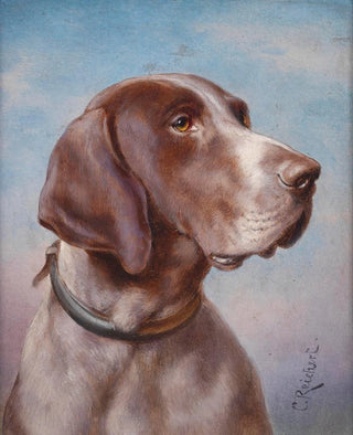 Carl Reichert - Hundeportrait.webp