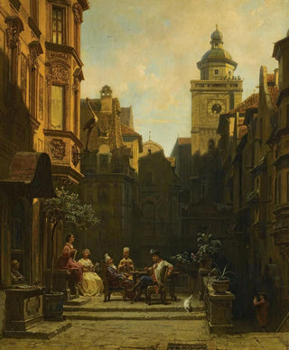 Carl Spitzweg - Die Plauderstunde.webp
