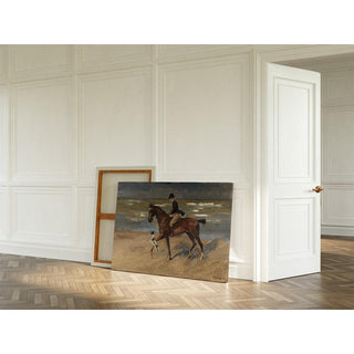 Cavalier sur la plage - Max Liebermann | Reproduction Tableau Décoration murale affiche copie