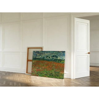 Champ de coquelicots- Vincent van Gogh | Reproduction Tableau Décoration murale affiche copie