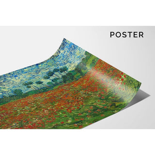 Champ de coquelicots- Vincent van Gogh | Reproduction Tableau Décoration murale affiche copie