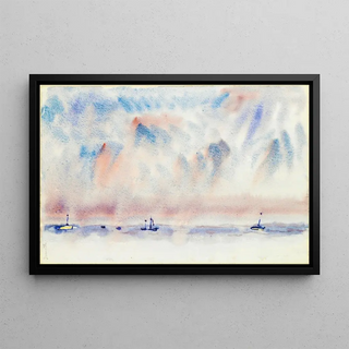 Charles Demuth - Bermuda Sky and Sea with Boats.webp