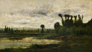 Charles Franois Daubigny - Bords de lOise Temps dOrage.webp