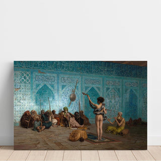 Charmeur de serpents - Jean-Léon Gérôme | Reproduction Tableau Décoration murale affiche copie