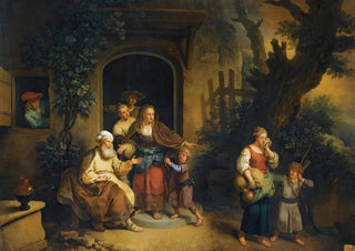 Christian Wilhelm Ernst Dietrich - Abraham Expelling Hagar.webp