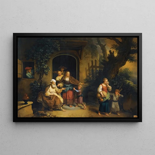 Christian Wilhelm Ernst Dietrich - Abraham Expelling Hagar.webp