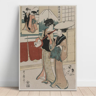 Chushingura - Acte VIII du Trésor de la Loyauté - Kitagawa Utamaro | Reproduction Tableau Décoration murale affiche copie