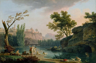 ClaudeJoseph Vernet - Summer Evening Landscape in Italy.webp