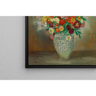 Composition Florale Aux Dahlias - Henri Lebasque | Reproduction Tableau Décoration murale affiche copie