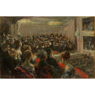 Concert à l'opéra - Max Liebermann | Reproduction Tableau Décoration murale affiche copie