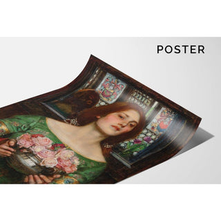 Cueillez les boutons de rose tant que vous le pouvez - John William Waterhouse | Reproduction Tableau Décoration murale affiche copie